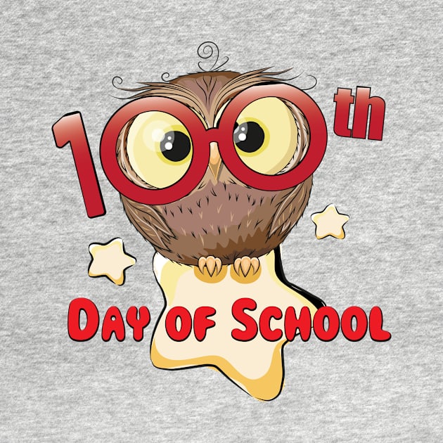 Owl 100th Day Of School 100 Days Smarter Gifts by macshoptee